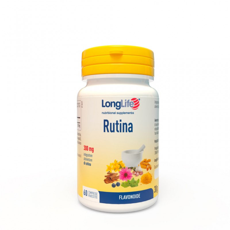 Longlife Rutina 300mg Integratore per Capillari Fragili 60 Compresse