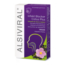 Alsiviral Infekt Blocker Cistus Plus per Vie Respiratorie 30 Caramelle Gommose