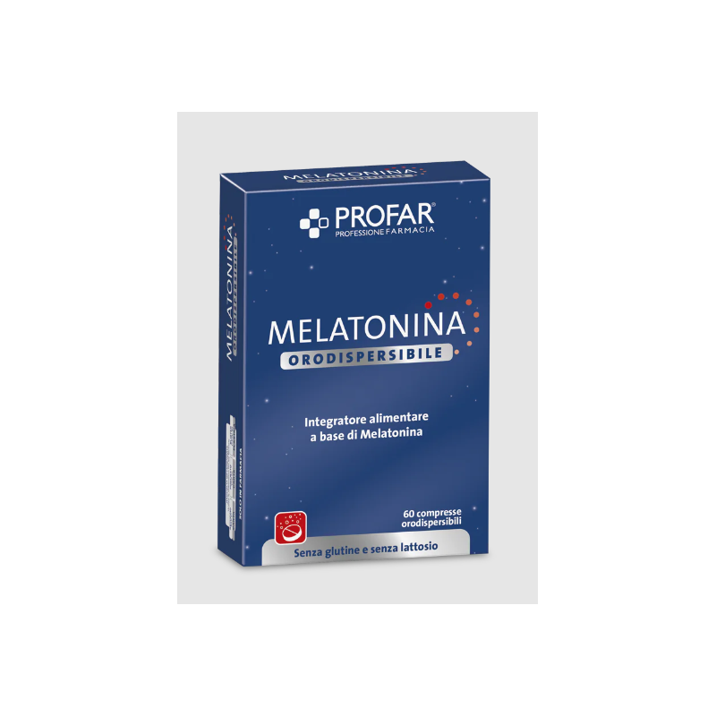 Profar Melatonina Integratore per il Sonno e Addormentamento 60 Compresse Orosolubili Profar Melatonina Integratore per il Sonno e Addormentamento 60 Compresse Orosolubili