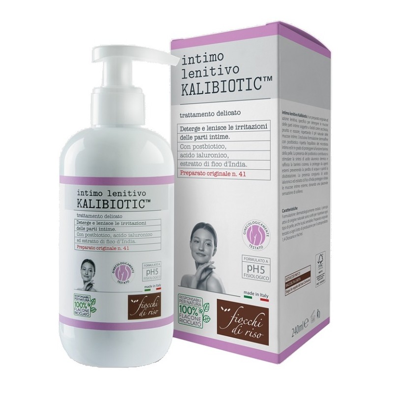 Fiocchi Di Riso Intimo Lenitivo Kalibiotic Ph5 per Igiene Intima 240ml
