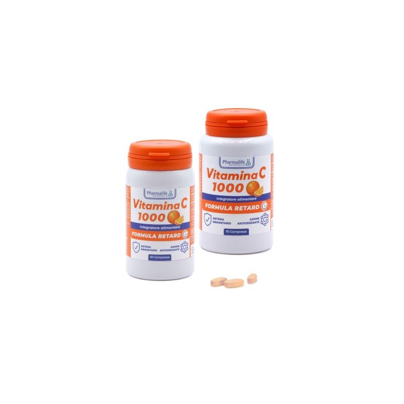 confezione di Vitamina C 1000 per Sistema Immunitario 90 Compresse confezione di Vitamina C 1000 per Sistema Immunitario 90 Compresse