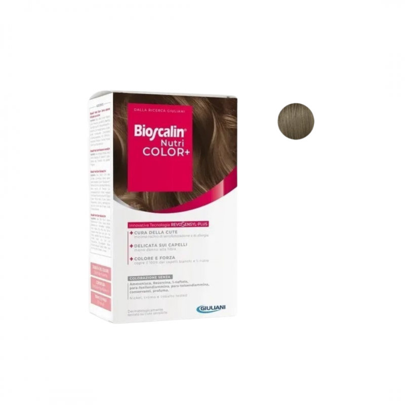 Bioscalin Nutri Color + 6,01 Biondo Scuro Freddo per Colorazione Capelli Kit Completo