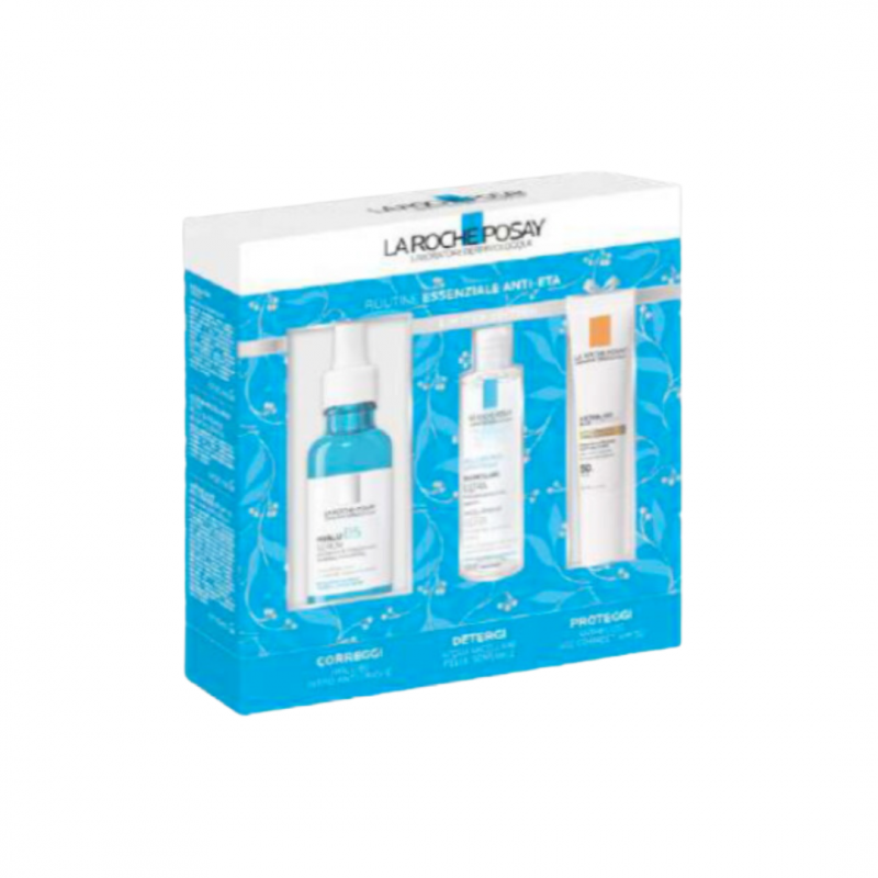 La Roche Posay Set con Hyalu B5 Siero 50 ml + Acqua Micellare 50 ml + Mini Age Correct 15ml La Roche Posay Set con Hyalu B5 Siero 50 ml + Acqua Micellare 50 ml + Mini Age Correct 15ml