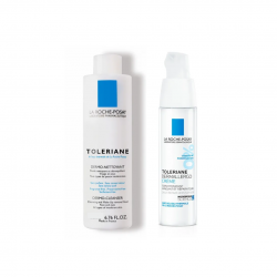 cofanetto La Roche Posay Set Toleriane Dermallergo Crema 40 ml + Mini Detergente 15 ml in Regalo