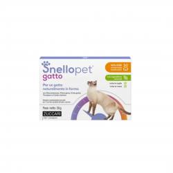 confezione di Zuccari Snellopet Gatto Integratore Controllo del Peso 30 Compresse confezione di Zuccari Snellopet Gatto Integratore Controllo del Peso 30 Compresse