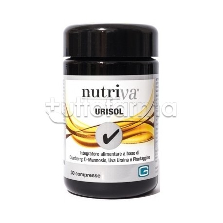 Nutriva Urisol Integratore Alimentare contro E. Coli 30 Compresse Nutriva Urisol Integratore Alimentare contro E. Coli 30 Compresse