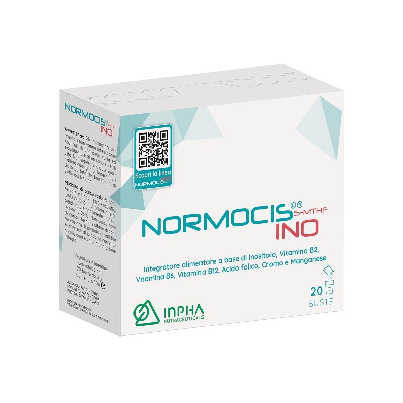 Normocis Ino per Metabolismo Omocisteina e Glucosio 20 Bustine Normocis Ino per Metabolismo Omocisteina e Glucosio 20 Bustine