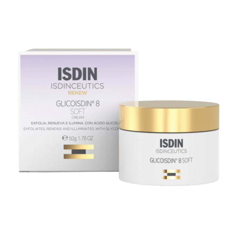 Glicoisdin 8 Soft Cream Esfoliante con Acido Glicolico 50ml