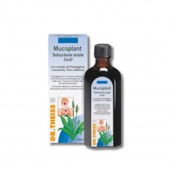 Flacone esterno di Dr.Theiss Mucoplant Sedi Soluzione Orale 100ml Flacone esterno di Dr.Theiss Mucoplant Sedi Soluzione Orale 100ml