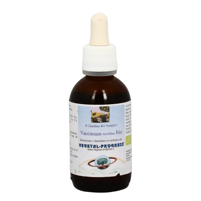 Vegetal Progress Vaccinium Myrtillus Eiglice Mirtillo Nero Estratto Foglie 50ml