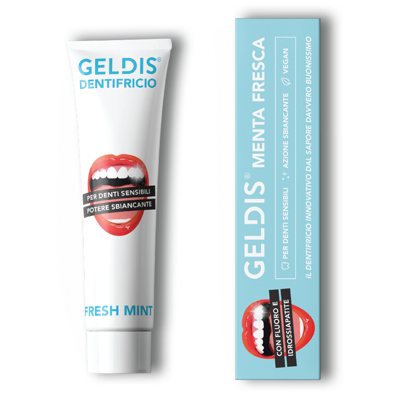 confezione di Geldis Dentifricio Menta Fresca 100 ml confezione di Geldis Dentifricio Menta Fresca 100 ml