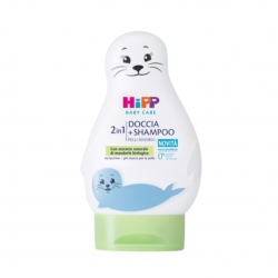 flacone HiPP Baby Care Doccia Shampoo Foca Fun 200ml flacone HiPP Baby Care Doccia Shampoo Foca Fun 200ml