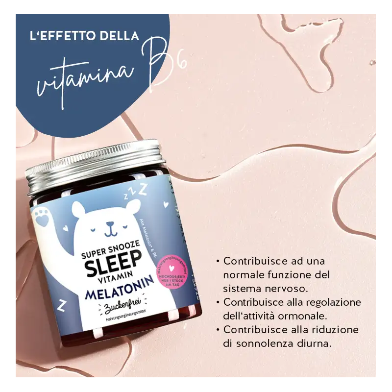 effetti di Super Snooze Sleep Vitamin Melatonina 45 Orsetti Gommosi Senza Zucchero effetti di Super Snooze Sleep Vitamin Melatonina 45 Orsetti Gommosi Senza Zucchero