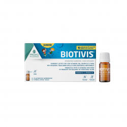 confezione Biotivis Junior per Equilibrio Intestinale 12 Flaconcini da 8ml confezione Biotivis Junior per Equilibrio Intestinale 12 Flaconcini da 8ml