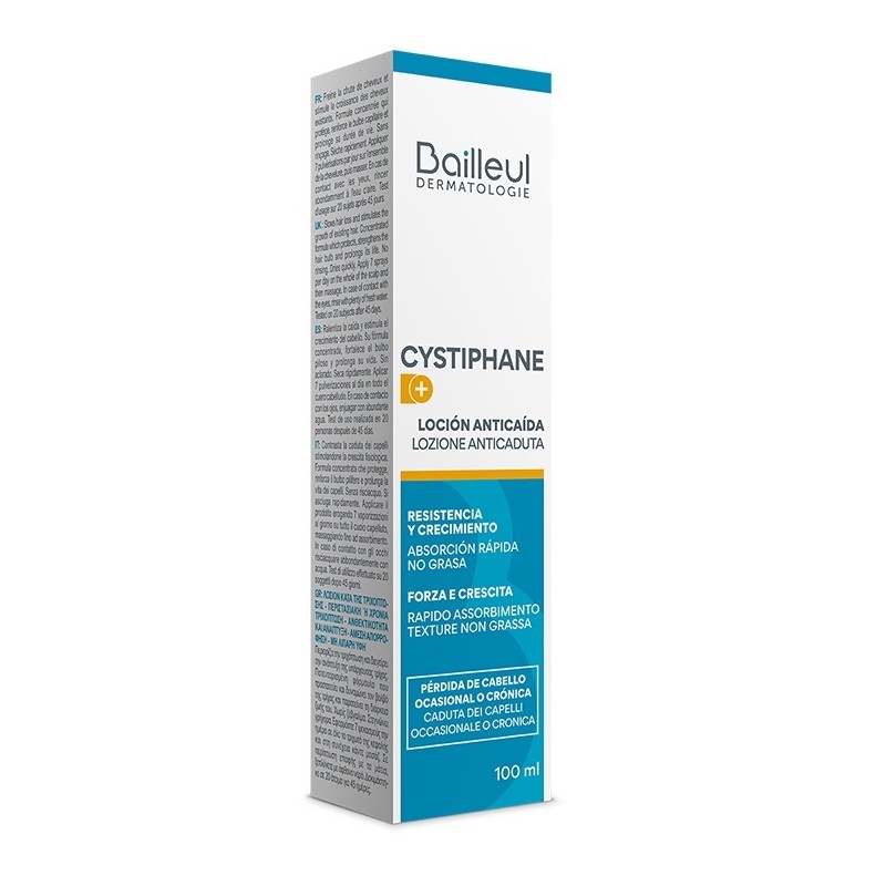 confezione di Cystiphane Lozione Anticaduta Capelli Fragili 125ml