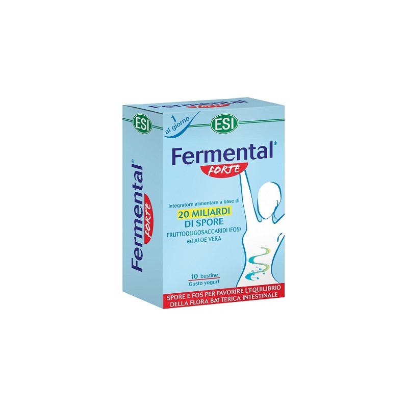 confezione di Esi Fermental Forte Equilibrio Intestinale 10 Bustine Orosolubili con Fermenti Lattici confezione di Esi Fermental Forte Equilibrio Intestinale 10 Bustine Orosolubili con Fermenti Lattici