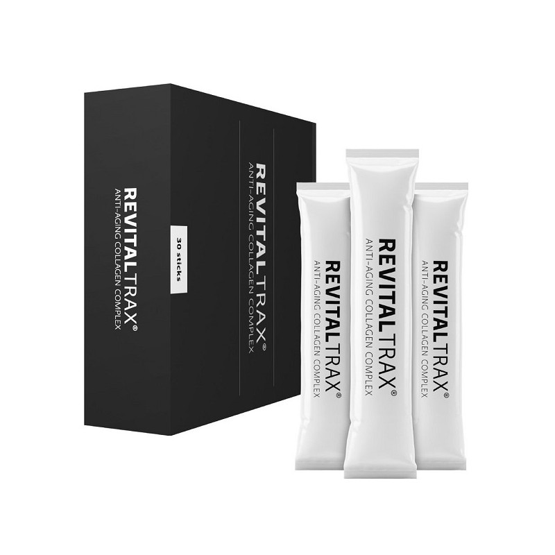confezione di Revitaltrax Collagen Complex Donna Integratore di Collagene 30 Bustine confezione di Revitaltrax Collagen Complex Donna Integratore di Collagene 30 Bustine