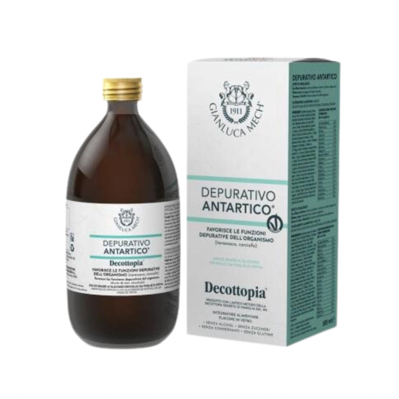 flacone Mech Decottopia Depurativo Antartico Con Stevia Integratore Drenante 500ml flacone Mech Decottopia Depurativo Antartico Con Stevia Integratore Drenante 500ml