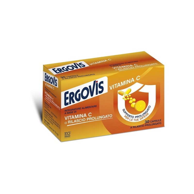 Ergovis Vitamina C per Sistema Immunitario 30 Capsule Ergovis Vitamina C per Sistema Immunitario 30 Capsule