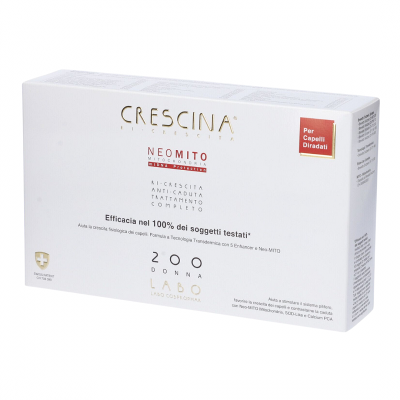 confezione Crescina Ri-Crescita Neo Mito 500 per Donna Trattamento Completo 20 Fiale confezione Crescina Ri-Crescita Neo Mito 500 per Donna Trattamento Completo 20 Fiale