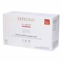 confezione Crescina Ri-Crescita Neo Mito 500 per Donna Trattamento Completo 40 Fiale confezione Crescina Ri-Crescita Neo Mito 500 per Donna Trattamento Completo 40 Fiale