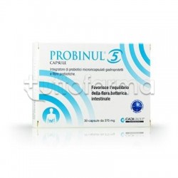 Probinul 5 Integratore per Flora Intestinale 30 Capsule