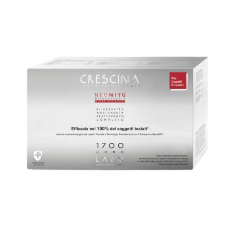 confezione Crescina Isole Follicolari Neo Mito 1700 per Uomo Trattamento Completo 20+20 Fiale confezione Crescina Isole Follicolari Neo Mito 1700 per Uomo Trattamento Completo 20+20 Fiale