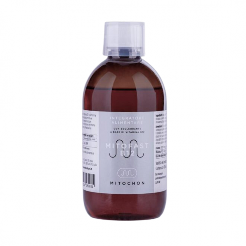 flacone Mitofast B12 Integratore con Edulcorante e Vitamina B12 450ml