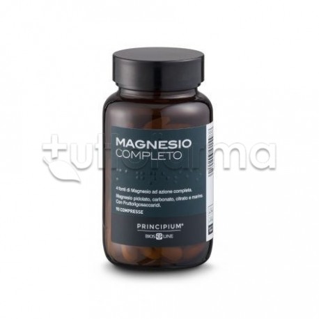 Bios Line Principium Magnesio Marino Integratore per Stanchezza Fisica e Mentale 90 Compresse