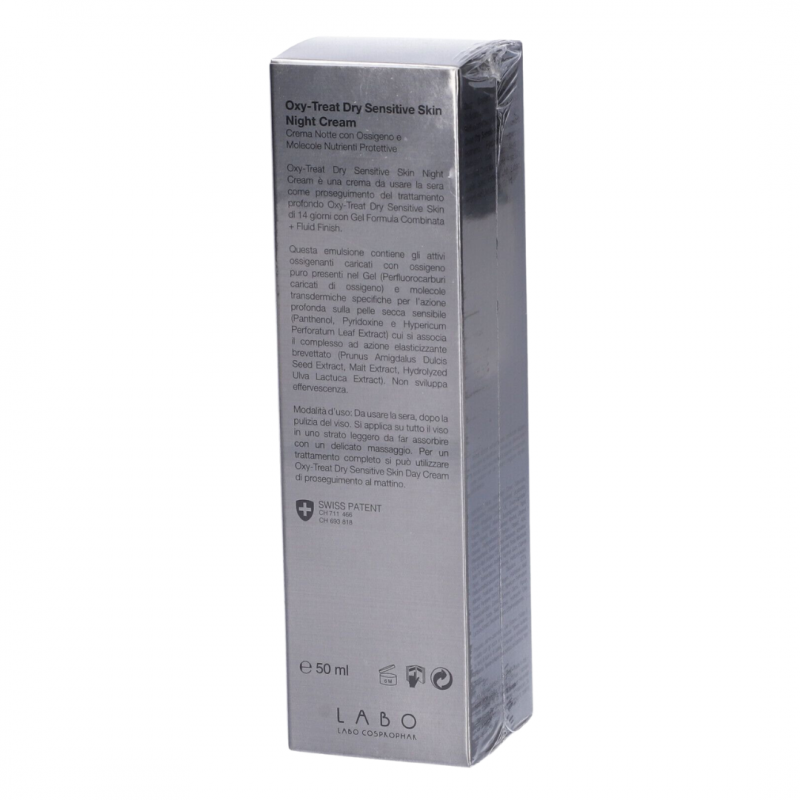 confezione Labo Oxy Treat con Ossigeno Crema Notte Pelle Sensibile 50ml