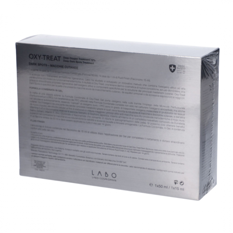 confezione Labo Oxy Treat con Ossigeno Anti Macchie Scure Trattamento 50ml+15ml