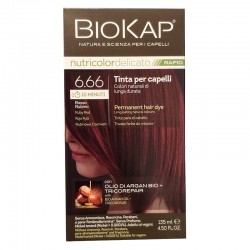 Biokap Nutricolor Delicato Rapid 6,66 Rosso Rubino per Capelli 135 ml Biokap Nutricolor Delicato Rapid 6,66 Rosso Rubino per Capelli 135 ml