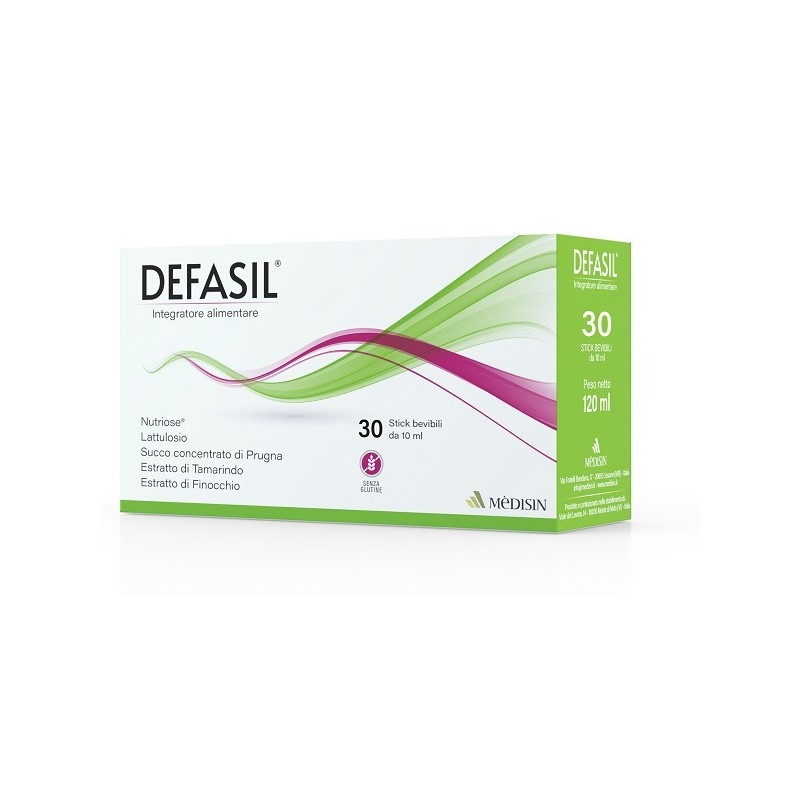 Defasil per Regolarità Intestinale 30 Stick da 10ml Defasil per Regolarità Intestinale 30 Stick da 10ml