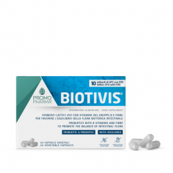 confezione di Biotivis 10 Miliardi di Probiotici per Intestino 30 Capsule confezione di Biotivis 10 Miliardi di Probiotici per Intestino 30 Capsule