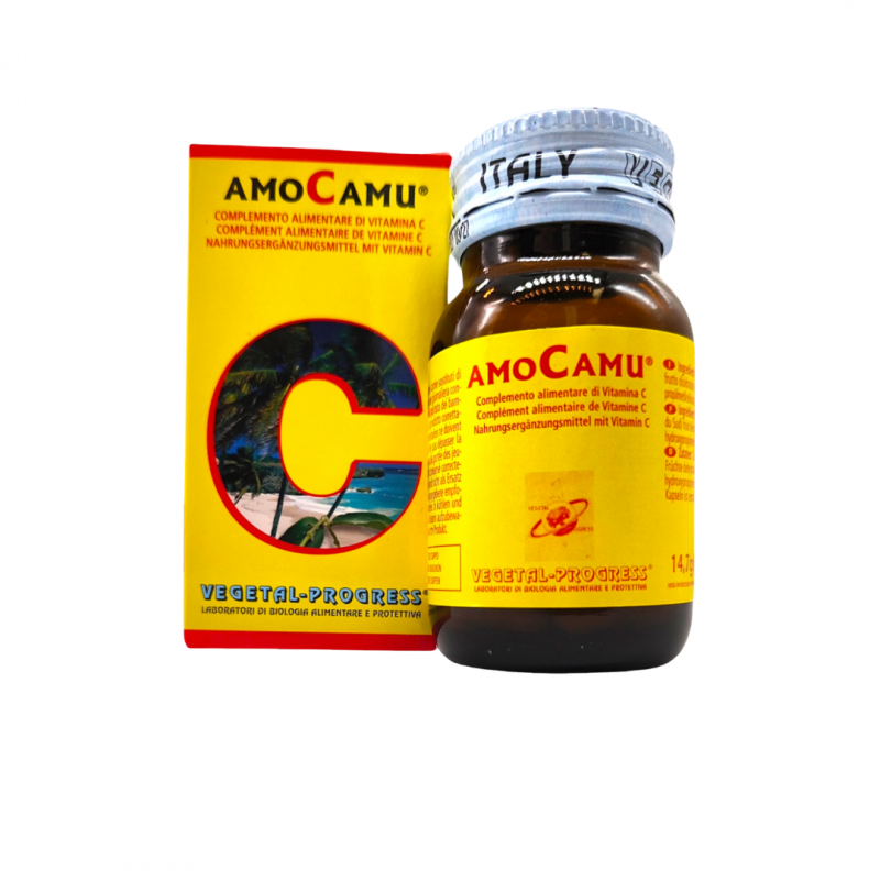 confezione Vegetal Progress Amocamu Integratore con Vitamina C 30 Capsule confezione Vegetal Progress Amocamu Integratore con Vitamina C 30 Capsule