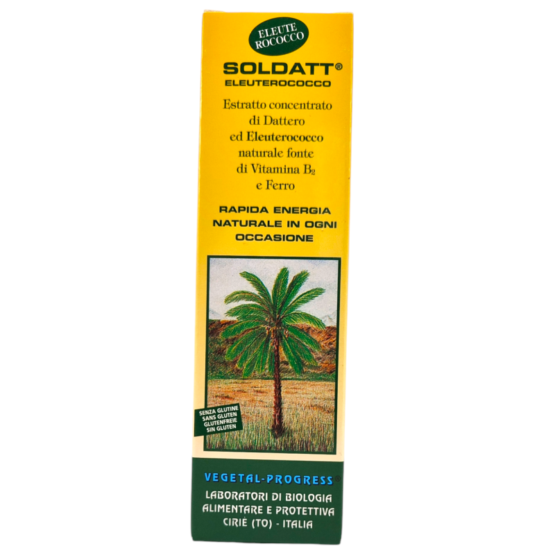 confezione Vegetal Progress Soldatt Eleuterococco Integratore con Ferro 100ml