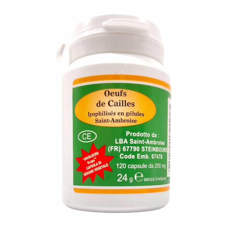barattolo Vegetal Progress Uova di Coturnice Integratore Vitaminico 120 Capsule barattolo Vegetal Progress Uova di Coturnice Integratore Vitaminico 120 Capsule