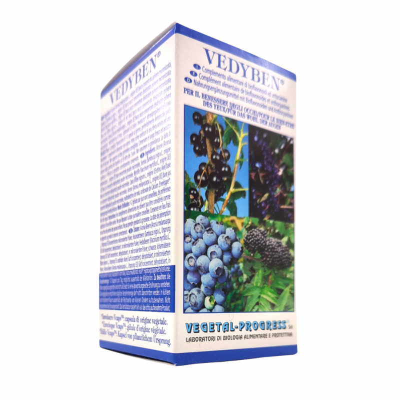Vegetal Progress Vedyben Integratore per Occhi 30 Capsule