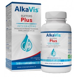 confezione di AlkaVis Buffers Plus Integratore con Vitamine e Sali Minerali 120 Compresse confezione di AlkaVis Buffers Plus Integratore con Vitamine e Sali Minerali 120 Compresse