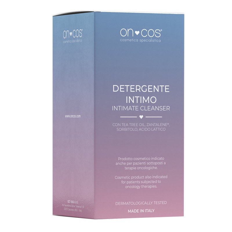 Confezione di Oncos Detergente Intimo per Igiene Intima per Pazienti Oncologici 150ml Confezione di Oncos Detergente Intimo per Igiene Intima per Pazienti Oncologici 150ml