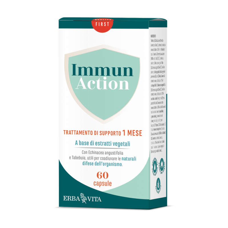 confezione di Erba Vita Immun Action per Difese Immunitarie 60 Capsule confezione di Erba Vita Immun Action per Difese Immunitarie 60 Capsule