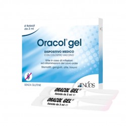 Confezione esterna di Oracol Gel Antinfiammatorio per Denti e Gengive 6 Fiale da 3ml Confezione esterna di Oracol Gel Antinfiammatorio per Denti e Gengive 6 Fiale da 3ml