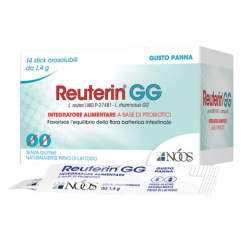 Confezione di Reuterin GG Integratore per Intestino 14 Stick Confezione di Reuterin GG Integratore per Intestino 14 Stick
