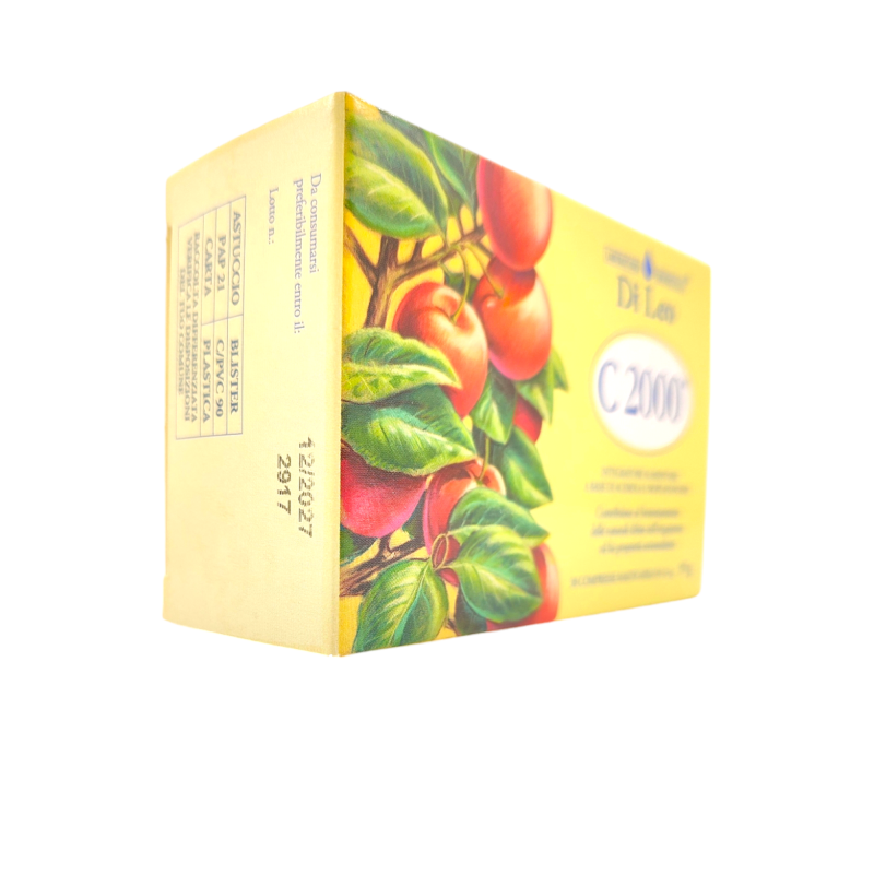 confezione Di Leo Vitamina C 2000 Integratore 30 Compresse confezione Di Leo Vitamina C 2000 Integratore 30 Compresse
