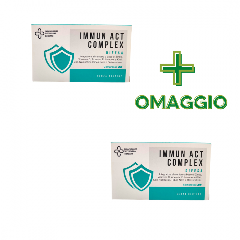 confezione FPR Immunact Complex per Difese Immunitarie 20 Compresse + CONFEZIONE OMAGGIO confezione FPR Immunact Complex per Difese Immunitarie 20 Compresse + CONFEZIONE OMAGGIO