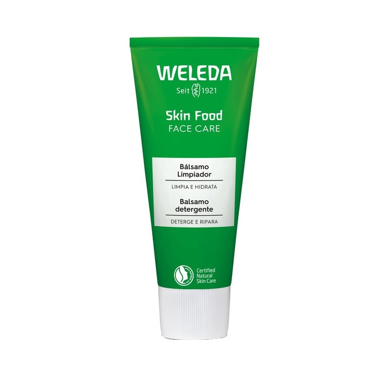confezione di Weleda Skin Food Balsamo Detergente Viso Rimozione Trucco e Impurità 75ml confezione di Weleda Skin Food Balsamo Detergente Viso Rimozione Trucco e Impurità 75ml