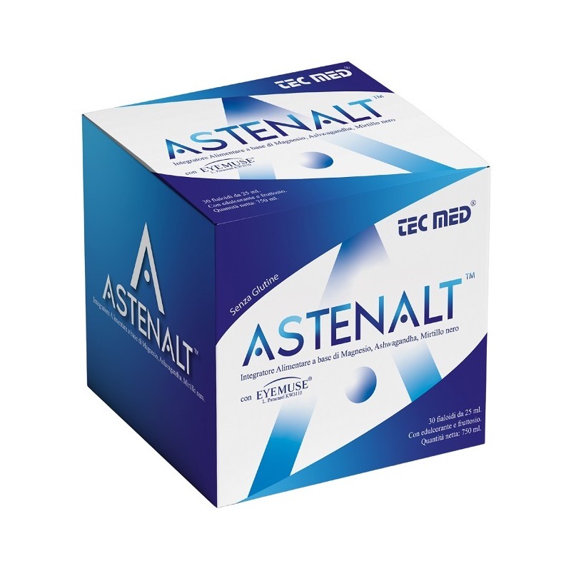 Astenalt Integratore per Stanchezza e Vista 30 Fialoidi da 25ml