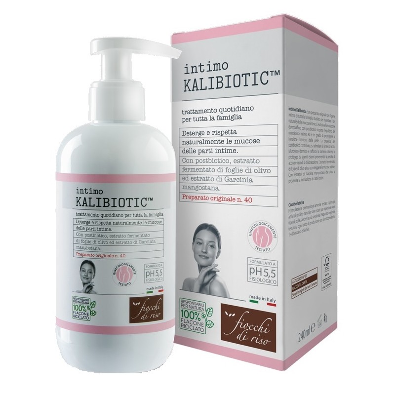 Fiocchi Di Riso Intimo Kalibiotic Ph5.5 per Igiene Intima 240ml Fiocchi Di Riso Intimo Kalibiotic Ph5.5 per Igiene Intima 240ml
