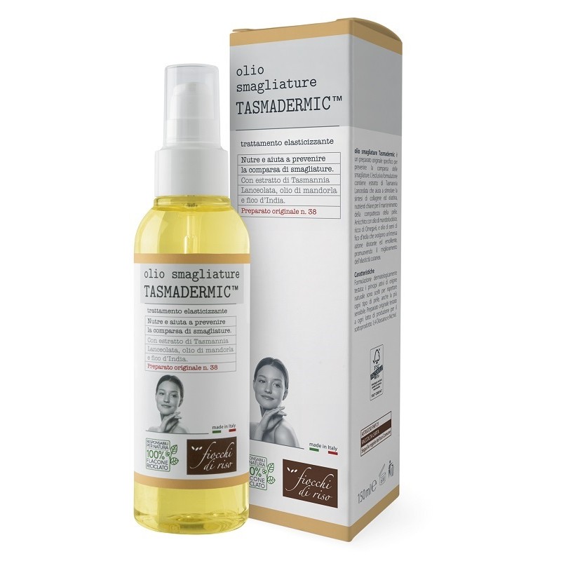 flacone Fiocchi Di Riso Olio Smagliature Tasmadermic 150ml flacone Fiocchi Di Riso Olio Smagliature Tasmadermic 150ml