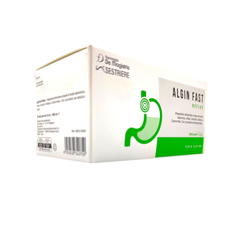 confezione FPR Alginfast Reflux Integratore per Reflusso 20 Stick confezione FPR Alginfast Reflux Integratore per Reflusso 20 Stick